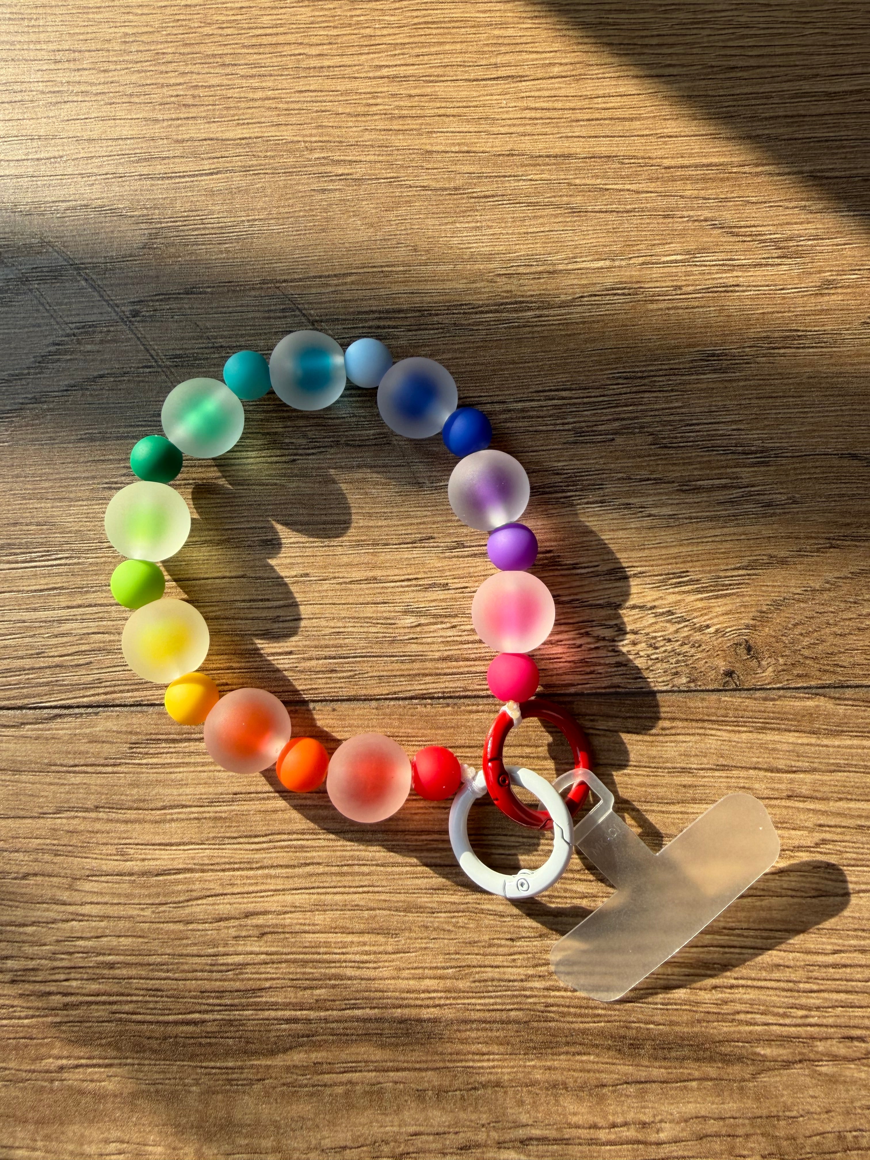 Rainbow phone strap