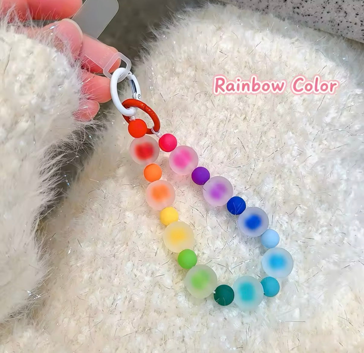 Rainbow phone strap